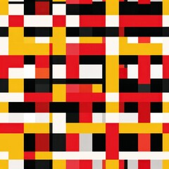 Colorful Geometric Abstract Art: Vibrant Modern Pixelated Pattern.