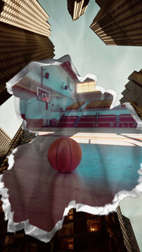 Paper Stop Motion Transition 03 Vertical