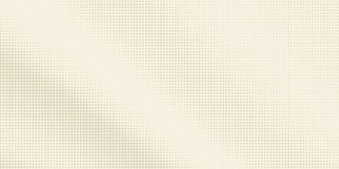 Vintage beige halftone paper texture. Retro craft ecru wallpaper with speckles, flecks, particles. Light cream grunge grain overlay background. Dirty dotted specked canvas material backdrop. Vector