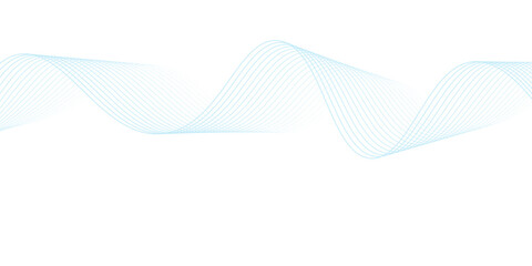 Vector abstract background with dynamic blue waves.