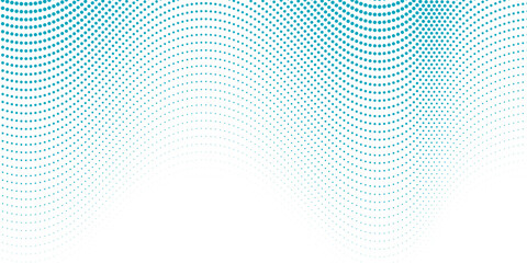 Transparent Vector Gradient Blue Color Halftone Background Staggered Dots Pattern modern dotted