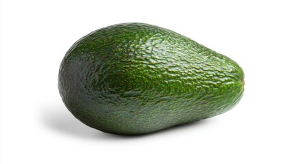 Fresh Avocado Isolated on White Background