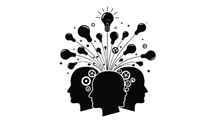 Creative minds coming together with innovative ideas