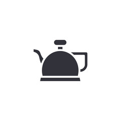 Classic teapot icon representing traditional tea brewing, ceramic kettle design, and hot drink preparation.