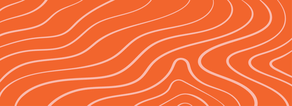 Salmon fish meat pattern of texture background, sushi, seafood restaurant