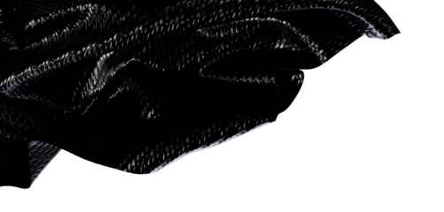 Dramatic black fabric texture background. Flowing cloth creates a sense of movement. Perfect for design, art, and stylis