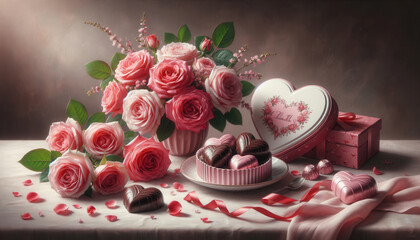 Beautiful Valentine's Day card.