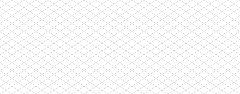 seamless isometric grid paper linear triangular blueprint 