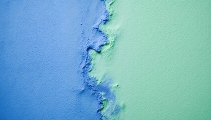 Vibrant Abstract Texture with Blue and Green Color Separation