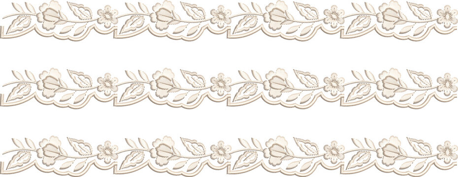 New art work Neck line shirt motif bunch lace border Embroidery Design Pattern Patch floral ornament textile ethnic flowers and leafs plants colur full design seleves and patti Embroidery design