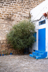 Narrow streets of medina, Bizerte, Tunisia