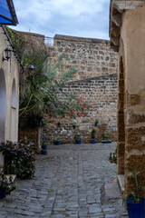 Narrow streets of medina, Bizerte, Tunisia