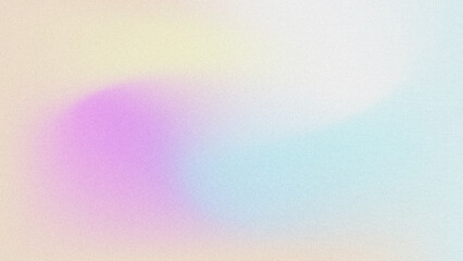 Grainy pastel gradient background with soft purple, blue, and yellow tones. Abstract texture is ideal for design, branding, or calm visual storytelling in commercial use.