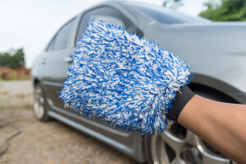  Were the Car washing gloves for cleaning the car 