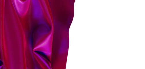 Stunning abstract image of flowing, vibrant purple fabric. Perfect for fashion, design backgrounds,...