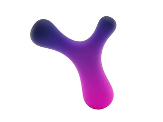 Vibrant purple and pink adult toy isolated on transparent background for intimacy and pleasure