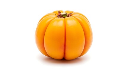 Obraz premium Fresh Ripe Garcinia Cambogia Fruit Isolated on White Background