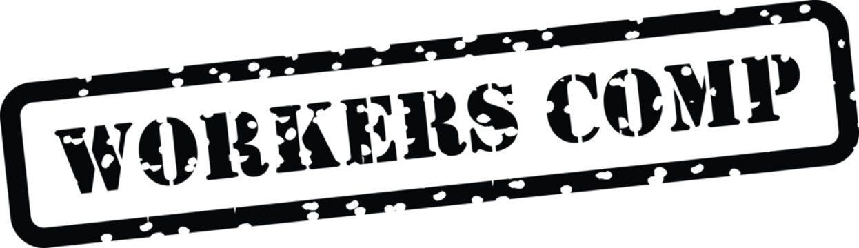 Workers comp grunge stamp