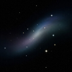 outer space background with stars