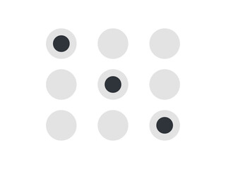 Radio button option selector ui states flat vector showing vertical radio button groups with selected and unselected options for saas dashboard forms settings and web mobile user interfaces