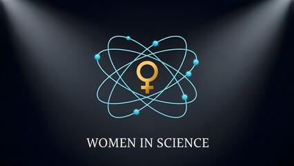 A symbolic depiction of women's vital role in science and scientific discovery