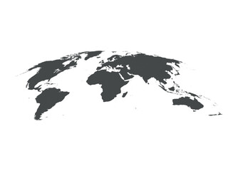 Illustration of a Colored map of world  © meranda