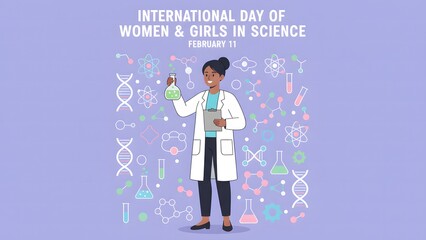 International day of women and girls in science, celebrating female contributions to research