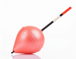 fishing tackle on white background