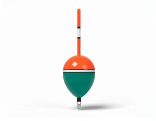 fishing tackle on white background