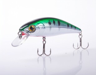 fishing bait on white background