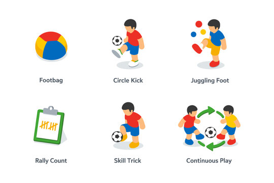 Fun activities and games for kids in flat design illustration