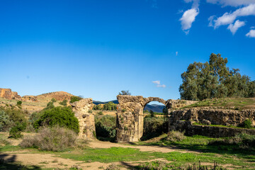 The archaeological site of Chemtou in Tunisia is known for its ancient marble quarries and Roman remains, illustrating the region&rsquo;s importance as a major source of high-quality stone in antiquity.