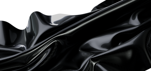 Elegant abstract background featuring glossy black carbon fiber. Perfect for technology, automotive, and modern design p