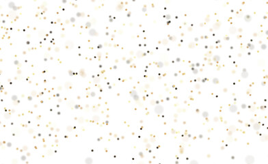 Elegant abstract background with falling gold and black bokeh. Perfect for festive designs, celebrat