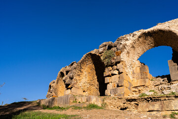 The archaeological site of Chemtou in Tunisia is known for its ancient marble quarries and Roman remains, illustrating the region&rsquo;s importance as a major source of high-quality stone in antiquity.