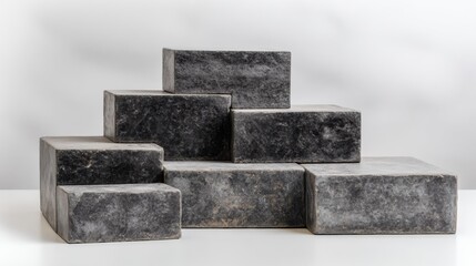 Stone steps arranged in an upward pattern represent a scalable platform metaphor that conveys ideas of growth and advancement