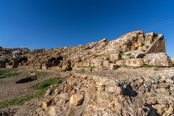The archaeological site of Chemtou in Tunisia is known for its ancient marble quarries and Roman remains, illustrating the region&rsquo;s importance as a major source of high-quality stone in antiquity.