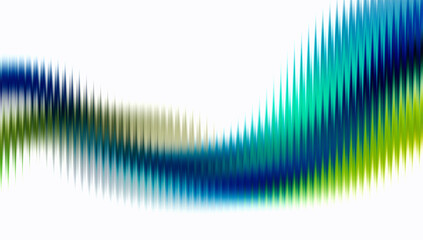 Colorful abstract wave with glowing gradient in blue and pink tones, blue and lilac light streaks on a contemporary, futuristic background for digital design. Distortion of the future