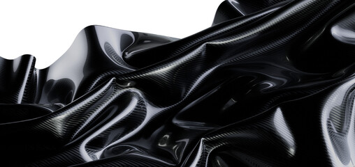 Abstract carbon fiber texture with shiny reflections. Perfect for backgrounds, automotive, and technological designs. Dy