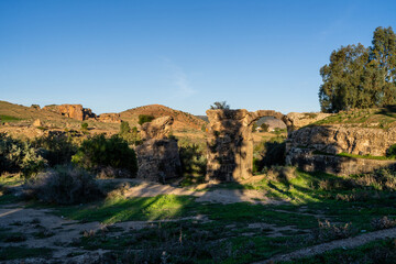 The archaeological site of Chemtou in Tunisia is known for its ancient marble quarries and Roman remains, illustrating the region&rsquo;s importance as a major source of high-quality stone in antiquity.