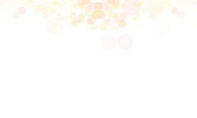 Fototapeta premium Elegant Warm Bokeh Light Effects on Transparent Background