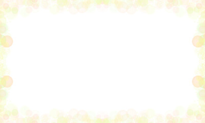 Fototapeta premium Elegant Warm Bokeh Light Effects on Transparent Background