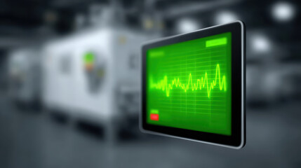 Digital screen displays intelligence data for future innovation in technology enhancing digital literacy and smart system monitoring