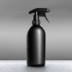 Matte Black Modern Spray Bottle for Eco-Friendly Home Cleaning and Kitchen Use