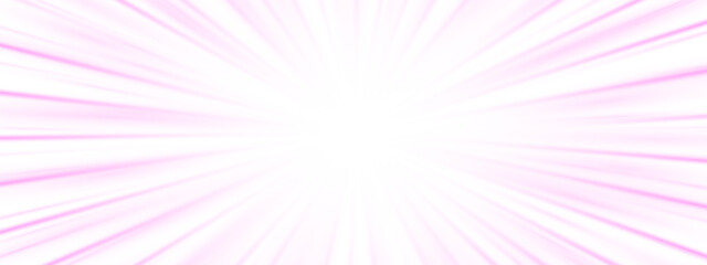 Radial speed rays, light neon flow, zoom in motion effect, pink glow speed lines, colorful light trails, perspective stripes Abstract background, vector illustration.