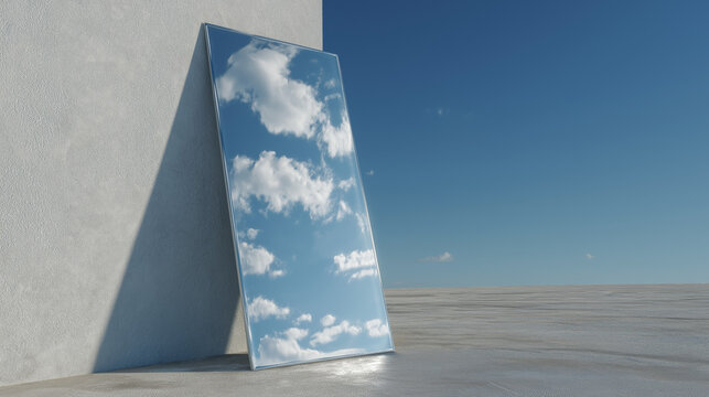 An optimized visual concept for editorial use a contemporary riba-certified architectural wonder amidst fluffy clouds, dance with the wind.