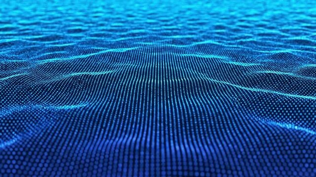 Ripples on a serene body of water captured from a top-down viewpoint