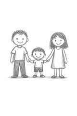 happy family with kids