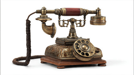 old fashioned telephone