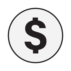 Fototapeta premium Comment dollar icon